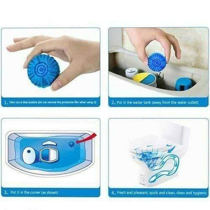 Automatic Blue Toilet Cleaning Tablets – Automatic Toilet Bowl Cleaner.